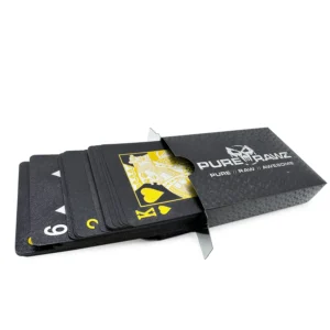 Alternative view of Black Foil Waterproof Playing Cards